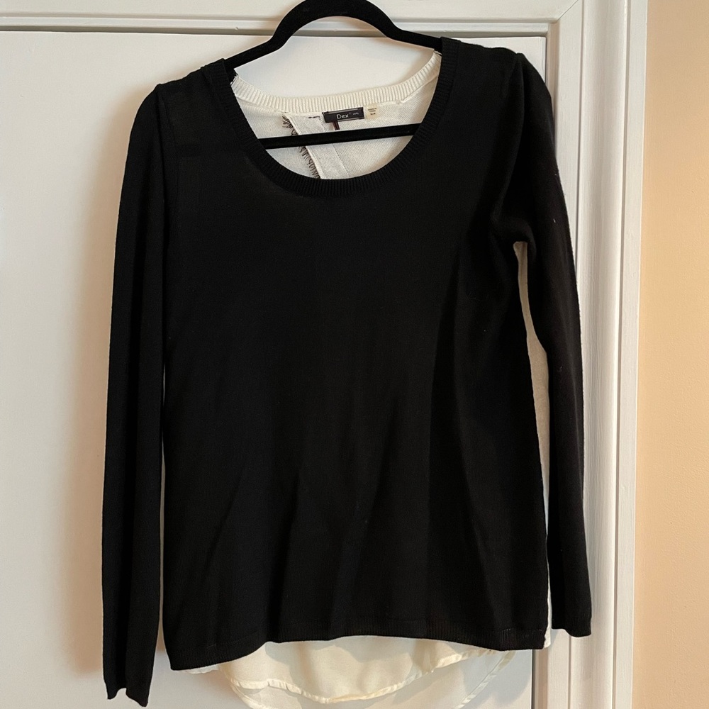 Sweater with tank attached underneath. Size small.